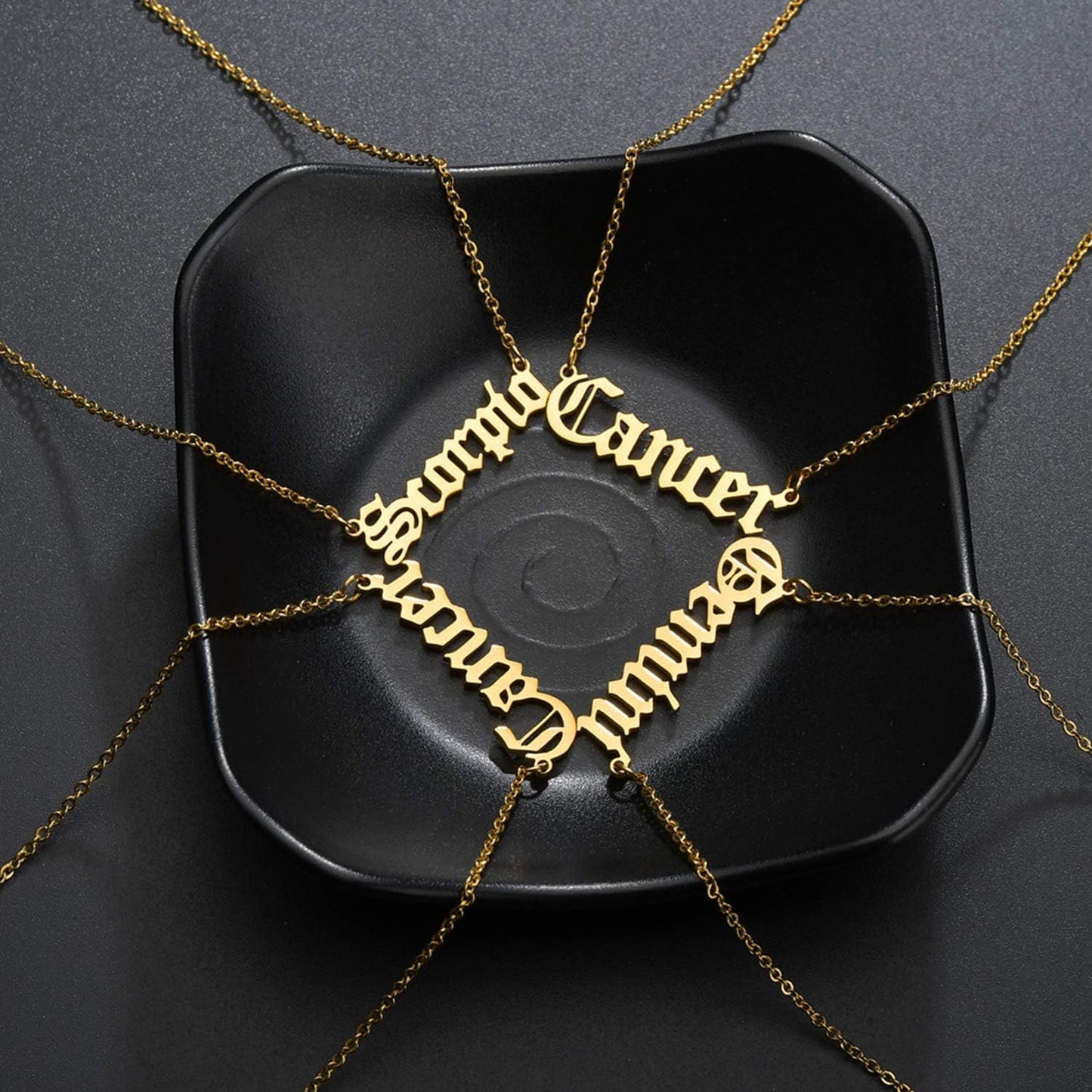 Zodiac Necklaces for Women Constellation Necklace Cancer Leo Virgo Necklace Birthday Jwelry Gifts for Friends