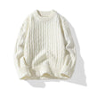 Harajuku Knitted Sweater Men Clothing Winter Pullover Men Oversized Sweater Korean Fashions O-Neck Sweater Harajuku Clothes 5XL
