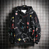 Spring Autumn Men'S Hoodies Korean Style Fashion Streetwear Harajuku Print Hoodies Men Casual Men Clothing Hooded Sweatshirt Men