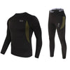 Winter Top Quality New Thermal Underwear Men Underwear Sets Compression Fleece Sweat Quick Drying Thermo Underwear Men Clothing