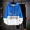 Spring Autumn Men'S Sets Japan Style Trend Pullover Hoodies Men+Casual Harajuku Streetwear Sweatpants Fashion Men Clothing Sets