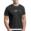 Bitcoin Sign Art Satoshi Nakamoto Heartbeat T Shirt Men Clothing Harajuku Fashion Tshirt Graphic