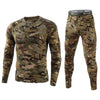 Winter Top Quality New Thermal Underwear Men Underwear Sets Compression Fleece Sweat Quick Drying Thermo Underwear Men Clothing