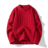 Harajuku Knitted Sweater Men Clothing Winter Pullover Men Oversized Sweater Korean Fashions O-Neck Sweater Harajuku Clothes 5XL