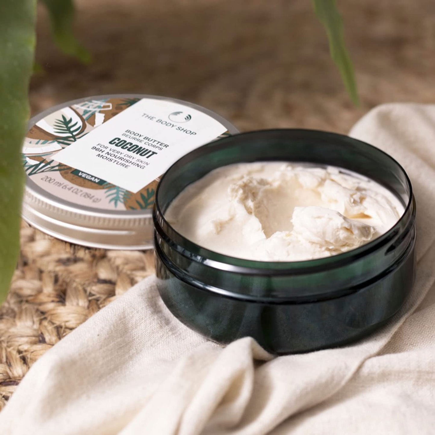 Coconut Body Butter – Nourishing & Moisturizing Skincare for Very Dry Skin – Vegan – 6.4 Oz