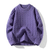 Harajuku Knitted Sweater Men Clothing Winter Pullover Men Oversized Sweater Korean Fashions O-Neck Sweater Harajuku Clothes 5XL